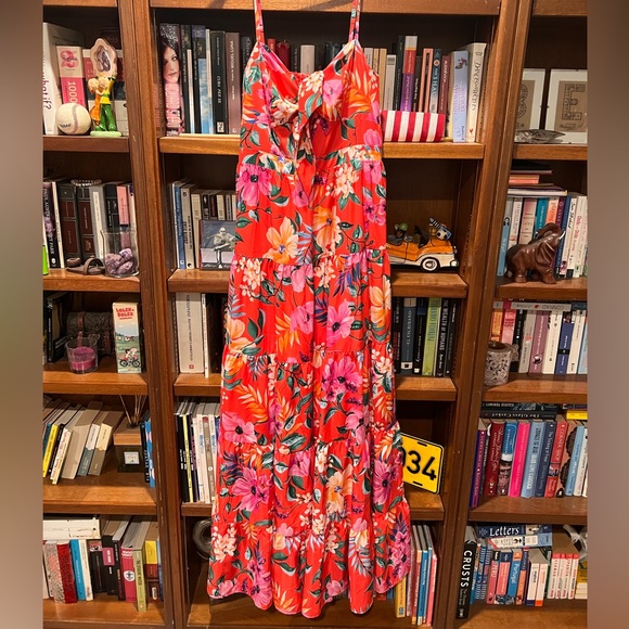 Eliza J Tiered Floral Print Maxi Dress NWOT - Picture 5 of 6